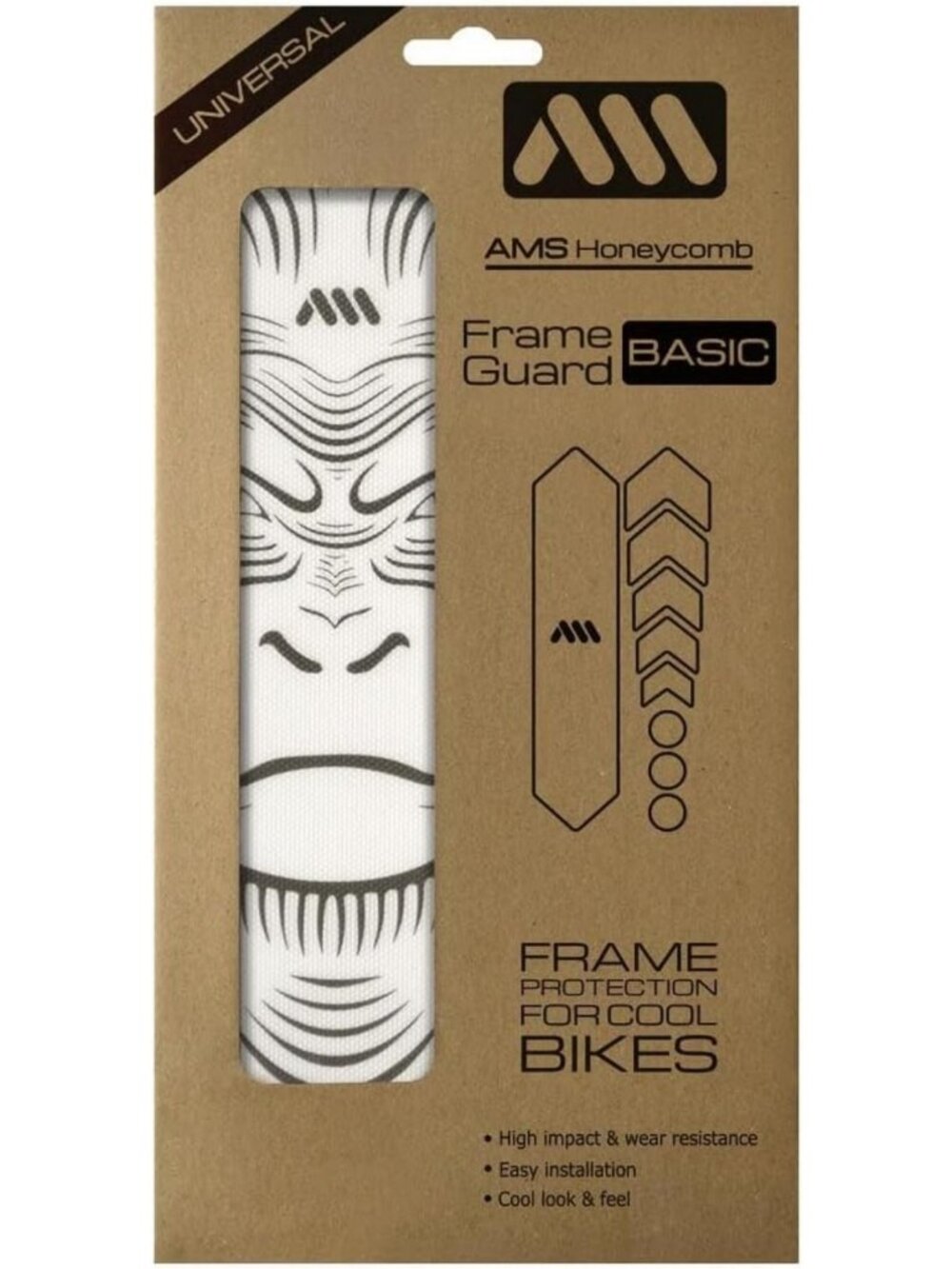 Universal Bike Frame Protector - 9-Piece Set, All-Mountain Style, Durable & Easy